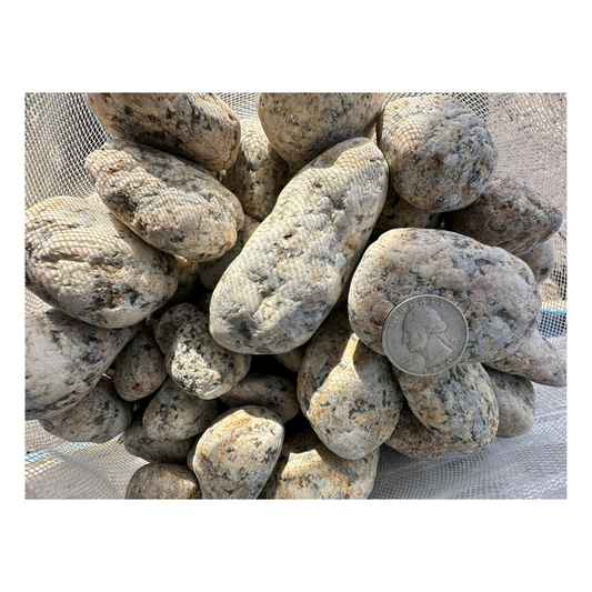 Golden Nugget - Tumbled Yellow Granite Pebbles