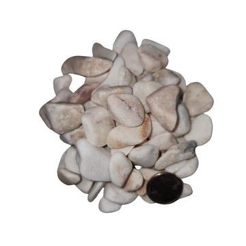 Rose - Tumbled Pink Marble Pebbles